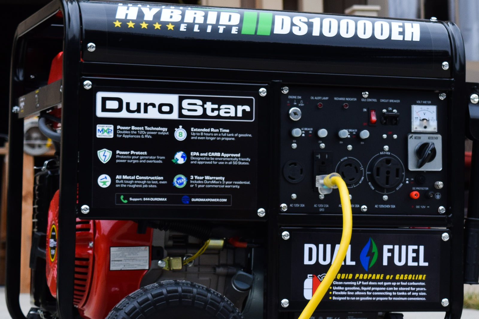 10,000 Watt Dual Fuel Portable Generator - Image 17