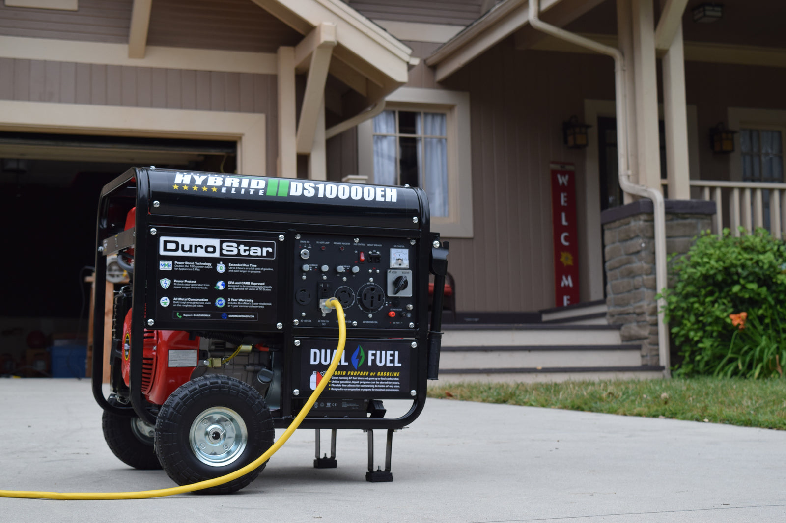 10,000 Watt Dual Fuel Portable Generator - Image 19