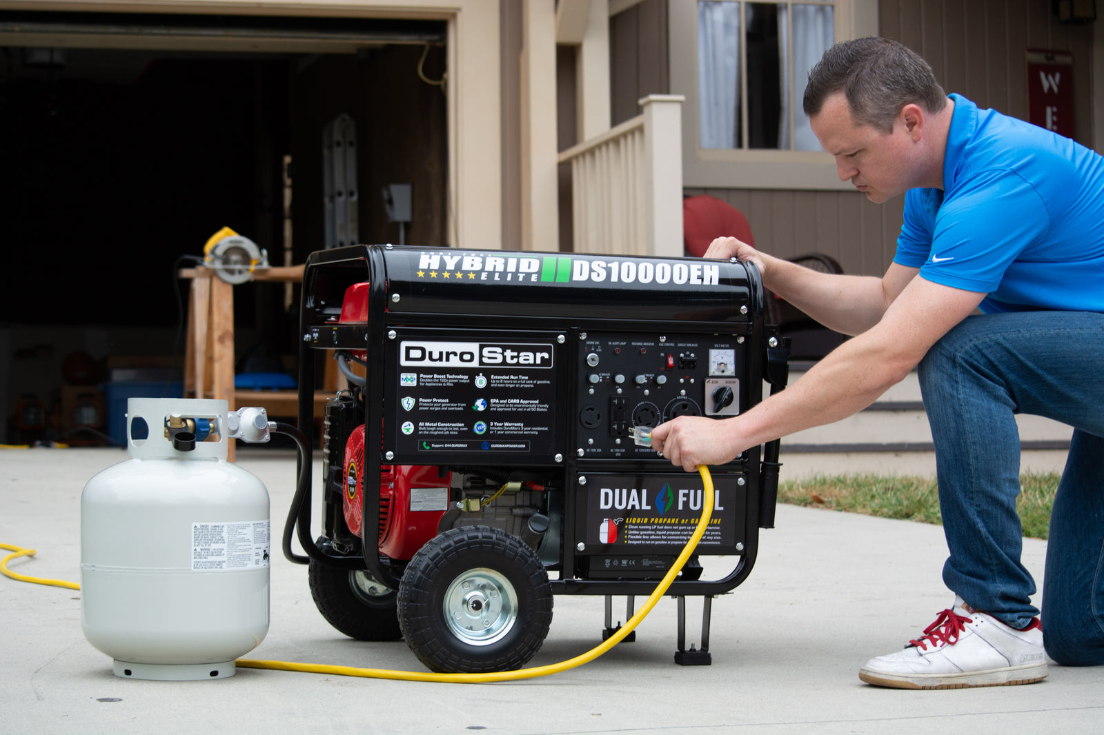 10,000 Watt Dual Fuel Portable Generator - Image 2