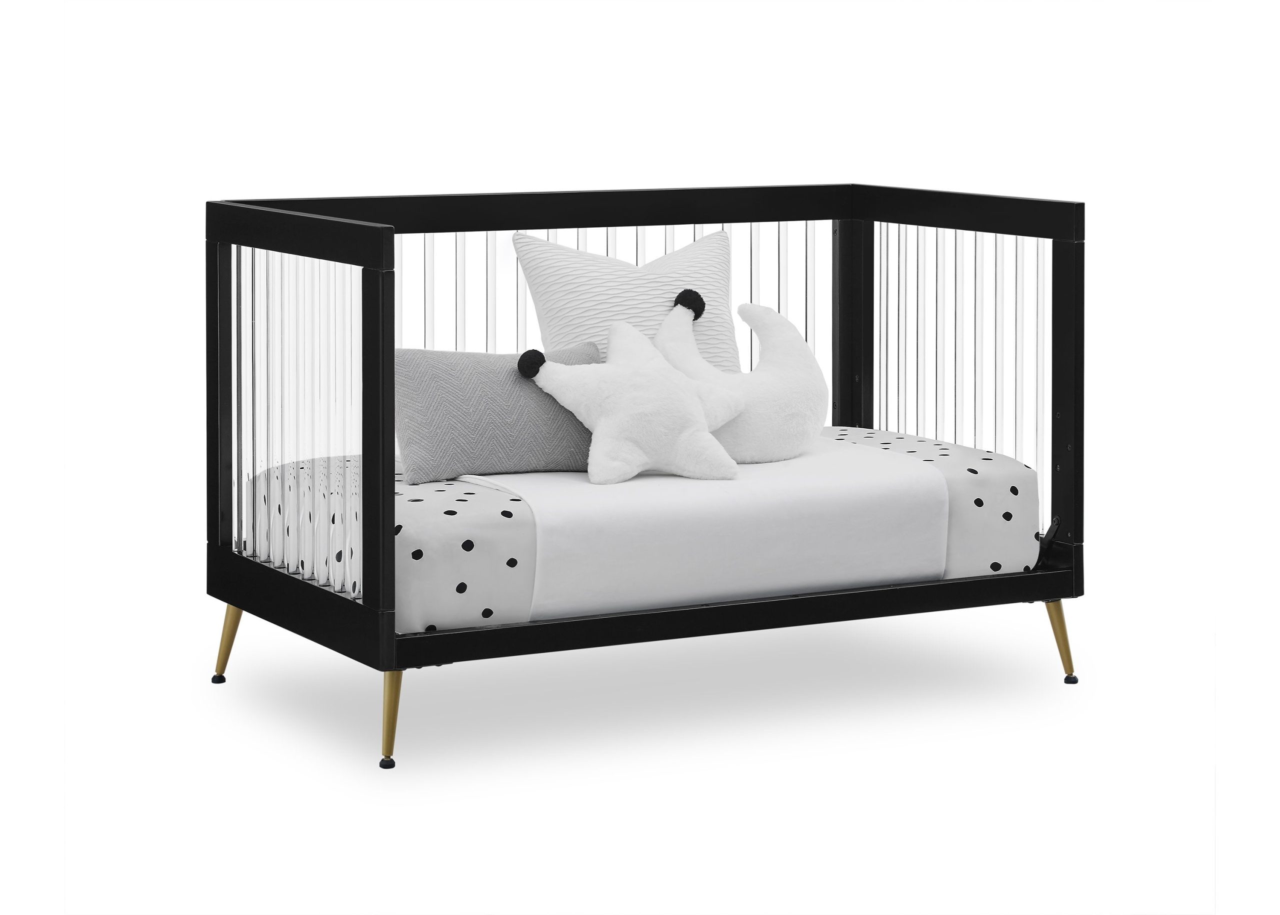 Sloane 4-in-1 Acrylic Convertible Crib - Image 12