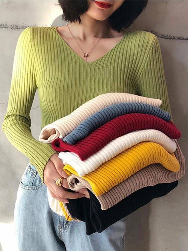Stylo Lady V Neck Sweater