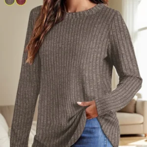 Stylo Round Neck Long Sleeve Shirt