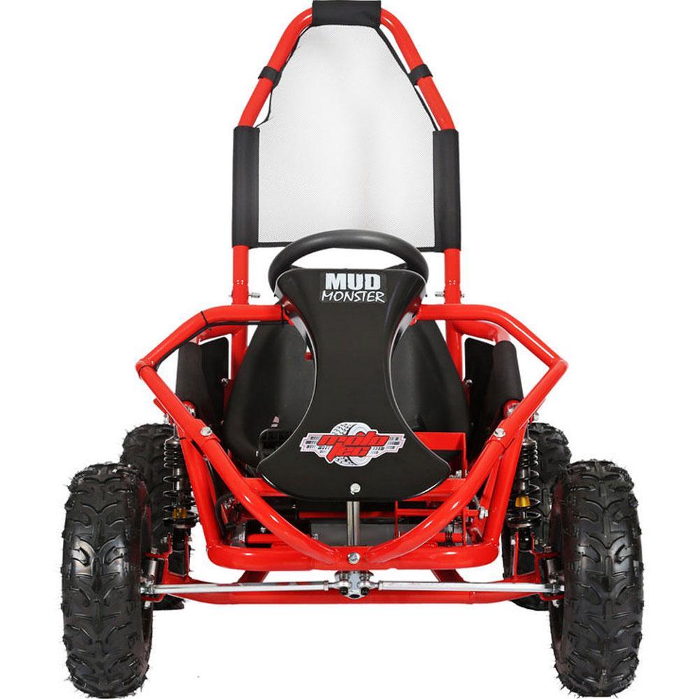 MotoTec Mud Monster 48V/12Ah 1000W Full Suspension Electric Go Kart MT-GK-Mud-1000w - Image 4