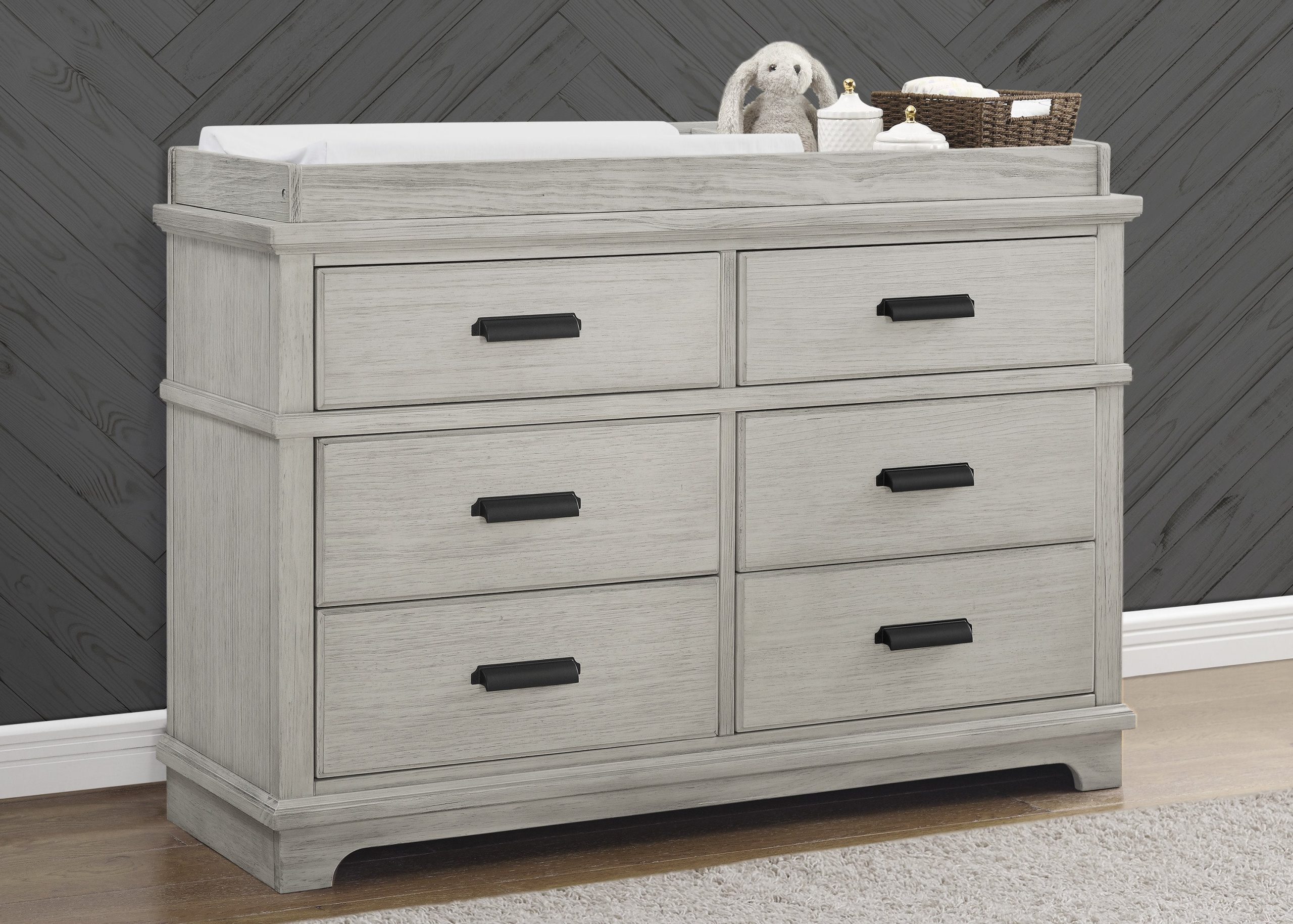 Asher 6 Drawer Dresser with Changing Top - Image 4