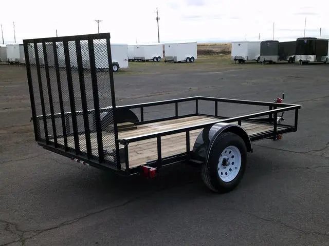 6×10 Single Axle Utility Trailer – Wood Floor & LED Lights - Image 7